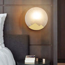 Chinese Style Marble Wall Lamp Light Luxury Copper Bedroom Bedside Study Ljojo