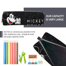 Ljojo Mickey Mouse Minnie Pencil Case: Big Capacity Stationery Bag Office Gifts