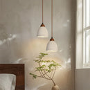 Ljojo LED Pendant Lights Modern Style Cement Wood Hanging Lamp
