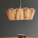 Linen Fabric Medieval Cream Chandelier for French Countryside Revival by Ljojo