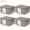 Ljojo™ Large Capacity Foldable Storage Box with Handles and Zipper