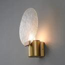 Italian Minimalist Copper Round Wall Lamp Glass Light for Living Room Bedroom by Ljojo