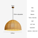 Ljojo Japanese Wabi Sabi Fabric Pendant Lights for Homestay Dining Room Decor