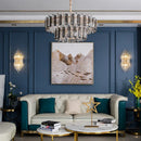 Ljojo Luxury Crystal Wall Lamp for Living Room, Hotel Banquet Hall, Staircase Corridor