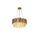 K9 Crystal Gold Chrome Chandelier - Luxury LED Ceiling Fixture for Living Room by Ljojo