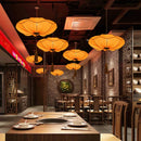 Ljojo Lotus Leaf Fabric Hanging Pendant Lights