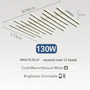 Modern Minimalist LED Pendant Light Fish Bone Chandelier by Ljojo for Home Decor & Living Room