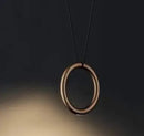 Nordic Ring Metal LED Pendant Lights Stylish Industrial Chandeliers for Homes Café Bar Hotel by Ljojo