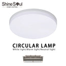 Ljojo LED Ultra-Thin Circular Ceiling Light for Bedroom & Living Room Modern Home Decoration
