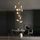 Nordic Wood Acrylic Bird Pendant Light Chandelier - Stylish LED Ceiling Lamp by Ljojo