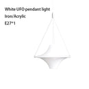 Ljojo Modern Nordic White Cream Acrylic LED Pendant Lights Elegant Unique Design