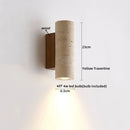 Ljojo LED Wall Lights for Home Dining Stair Bedroom Stone Wood Wabi Sabi Sconce