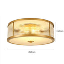 Luxury Glass Ceiling Light Modern Led Minimalist Lighting for Bedroom Living Dining Room by Ljojo