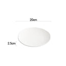 Ljojo Matte Ceramic Round Plate Set for Dining and Entertaining