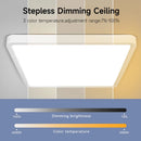 Dimmable LED Ceiling Lamp with Remote Control for Living Room by Ljojo
