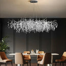 Ljojo Minimalist Nordic Black Gold Silver LED Cluster Lighting Fixtures