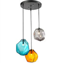 Ljojo Classic Iron/Glass Pendant Lights - Modern E27 Indoor Bedroom Decor Fixtures