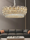 Ljojo Luxury Crystal Chandelier: High End Bedroom Living Room Pendant Light