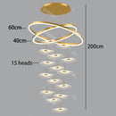 LED Pendant Light Chandelier Modern Home Decor Staircase Lamps by Ljojo