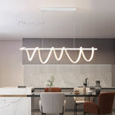 Spiral Winding Bar Aluminum Line Chandelier - Ljojo
