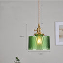 Nordic Purple Glass LED Pendant Lights - Elegant Chandelier for Kitchen & Dining Room by Ljojo