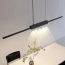 Ljojo LED Pendant Lamp: Modern Minimalist Stripe Design for Bedroom Living Room Lighting