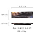 Ljojo 11 inch Ceramic Sushi Plate Saury Barbecue Sashimi Plate Square Tableware