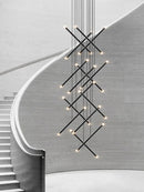 Ljojo LED Staircase Pendant Chandelier - Modern Nordic Design