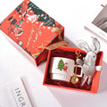Christmas Ceramic Mug Santa Claus Pattern by Ljojo: Festive Coffee Tea Cup Set
