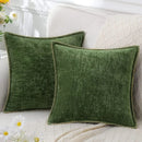 Chenille Cushion Cover 45x45 - Luxury Sofa Throw Pillow Case for Living Room Decor