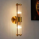 Brass Staircase Wall Lamp LED Mirror Front Light for Bathroom Kitchen Living Room - Ljojo