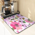 Floral Pattern Kitchen Coasters Set by Ljojo