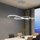 Ljojo LED Chandelier with Dimmable Remote - Modern Lighting for Home and Office