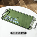 Ljojo Light Luxury Water Cup Tray for Home Storage and Organization