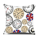 Ljojo London Guard Street Scene Cushion Cover - Cute Cartoon Design