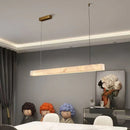 Modern Luxurious White Jade Marble Chandelier For Living Room, Pure Copper, Dining Room, Home Decor by Ljojo