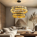 LED Pendant Light Luxury Crystal Chandelier for Master Bedroom Living Room by Ljojo