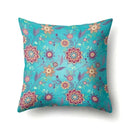 Abstract Geometric Bohemian Pillowcase in Colorful Exotic Style by Ljojo