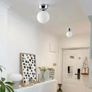 Ljojo LED Glass Iron Ceiling Light - Modern Nordic Style Home Indoor Lighting