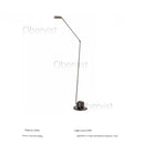 Adjustable Swing Arm Floor Lamp LED Reading Modern Italian Design for Living Room by Ljojo