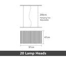 LED Ceiling Chandelier Ljojo Home Decor Lighting for Living Room Dining Bar Nordic Design