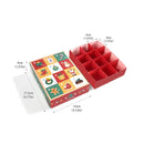 Ljojo 12 Grids Calendar Surprise Gift Box Kids Xmas Candy Party Decor