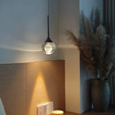 Ljojo Modern Glass Chandelier Pendant Light Elegant Bedroom Ceiling Lamp
