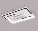 Ljojo Minimalist LED Fan Ceiling Light Modern Bedroom Dining Room Chandelier Home Decor