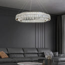 Ljojo Luxury Gold LED Crystal Chandeliers for Living & Dining Room