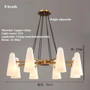 Ljojo Modern Metal LED Pendant Light Luxury Chandelier for Home Decor