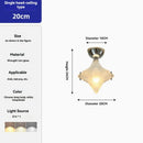 Modern Glass Pendant Light Fixture Designer Creative Island Bedroom Hallway Ljojo Lighting