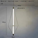 LED Pendant Light Modern Loft Acrylic Line Staircase Bedroom Decoration Hanging Lamp by Ljojo