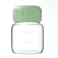 Ljojo Mini Solid Color Glass Water Bottle with Lid