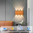 Ljojo LED Wall Lamp with Touch Control & Three Colors